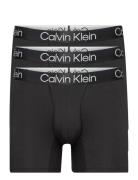 Boxer Brief 3Pk Boksershorts Black Calvin Klein