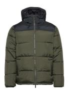 Repreve ? Puffer Color Blocked Jack Fôret Jakke Green Knowledge Cotton...