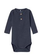 Nbmkab Ls Body Noos Bodies Long-sleeved Navy Name It