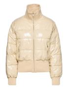 Tilly Pu Puffer Jacket Fôret Jakke Cream Gina Tricot