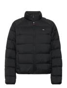 Tjw Light Down Jacket Fôret Jakke Black Tommy Jeans