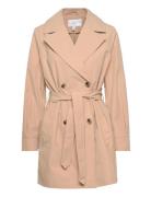 Vimersin Trenchcoat - Trench Coat Kåpe Beige Vila