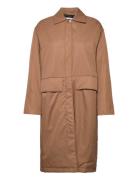 Carol Coat Tynn Kåpe Brown Soulland