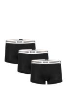 Trunk 3P Revive Boksershorts Black BOSS