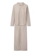 Frida Pajama Pyjamas Beige STUDIO FEDER