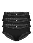 Brief 3-P Em Lace Brazilian Re Truse Brief Truse Black Lindex