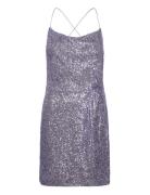 D6Obu Sequins Dress Kort Kjole Grey Dante6