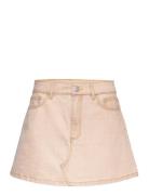 Pluto Denim Skirt Kort Skjørt Beige HOLZWEILER