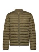 Light Padded Bomber Jacket Fôret Jakke Khaki Green GANT