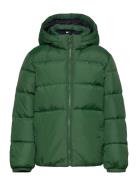 Essential Down Jacket Fôret Jakke Green Tommy Hilfiger