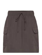 Onlmalika Cargo Skirt Ptm Kort Skjørt Brown ONLY