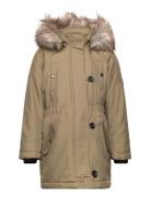 Kogiris Fur Parka Otw Noos Parkas Jakke Green Kids Only