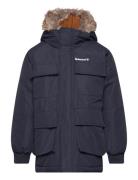 Hooded Parka Parkas Jakke Navy Timberland