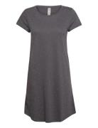 Nightdress Big Tee Aop Dots Nattkjole Grey Lindex