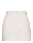 Skirt Filippa Kort Skjørt White Lindex