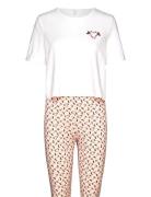 Onlliga X-Mas Nightwear Set Pyjamas White ONLY