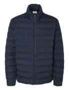 Slhbarry Quilted Jacket Noos Fôret Jakke Navy Selected Homme