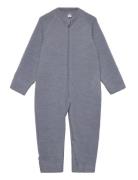 Jumpsuit - Soft Wool Jumpsuit Blue CeLaVi