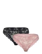 Brief Thong Reg Iris 2 Pack Stringtruse Undertøy Pink Lindex