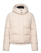 Monologo Non Down Short Puffer Fôret Jakke Cream Calvin Klein Jeans