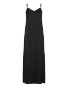 Long Nightdress Nattkjole Black Tommy Hilfiger