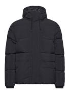 Puffer Jacket - Grs/Vegan Fôret Jakke Black Knowledge Cotton Apparel