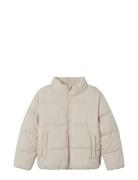 Nkfmilan Puffer Jacket Fôret Jakke Beige Name It