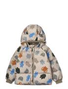 Polle Down Puffer Jacket Fôret Jakke Cream Liewood