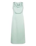 Viravenna Waterfall S/L Maxi Dress-Noos Maxikjole Festkjole Green Vila