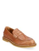 Loafer Mokasiner Lave Sko Brown ANGULUS