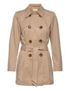 Onlvalerie Trenchcoat Otw Trench Coat Kåpe Brown ONLY