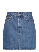 Mom Uh Skirt Bh0034 Kort Skjørt Blue Tommy Jeans