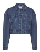 Nmronja L/S Crop Dnm Jacket Vi433Mb Noos Dongerijakke Denimjakke Blue ...