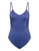 Lyx Bea Swimsuit Badedrakt Badetøy Blue Becksöndergaard