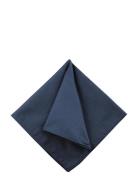 Solid Silk Pocket Square Lommetørkle Navy Portia 1924