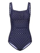 Swimsuit Shirley Badedrakt Badetøy Navy Damella Of Sweden