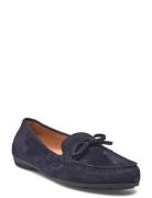 Moccasin Loafer Mokasiner Lave Sko Navy Gabor