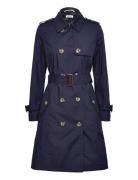 Coats Woven Trench Coat Kåpe Navy Esprit Casual