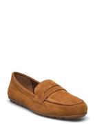 Women Slip-On Mokasiner Lave Sko Brown Tamaris