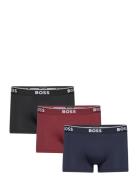 Trunk 3P Power Boksershorts Blue BOSS