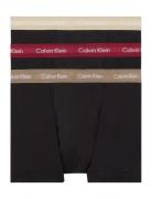 Trunk 3Pk Boksershorts Black Calvin Klein