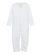 Rib Jersey Full Body Langermet Bodysuit White Copenhagen Colors