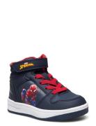 Spiderman High Sneaker Høye Sneakers Navy Spider-man