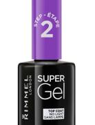 Rimmel Super Gel Nail Polish Top Coat Neglelakk Gel Nude Rimmel