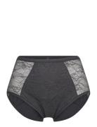 Tila - Culotte Th Fm Lingerie Panties High Waisted Panties Black Etam