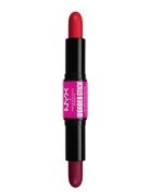 Wonder Stick Dual-Ended Cream Blush Stick Rouge Sminke Red NYX Profess...