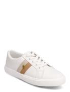 Janson Ii Leather Sneaker Lave Sneakers White Lauren Ralph Lauren