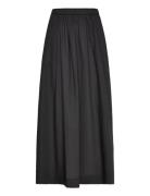 Scanno Skirt Langt Skjørt Black Faithfull The Brand