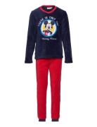 Pyjama Ong  Pyjamas Sett Multi/patterned Mickey Mouse