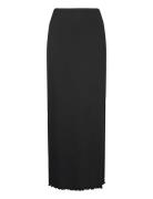 Mae Maxi Skirt Langt Skjørt Black Residus